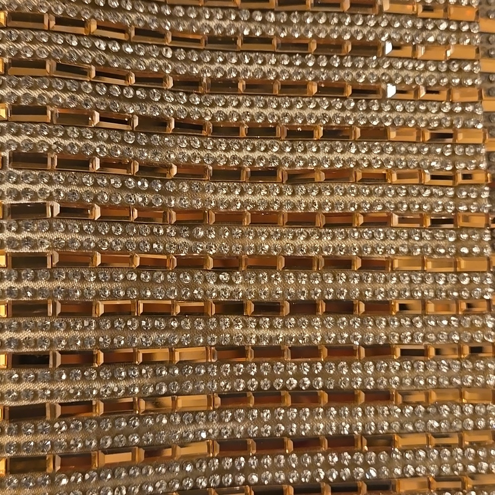 Nina Rose Gold And Silver Elegant Clutch - Picture 9 of 17